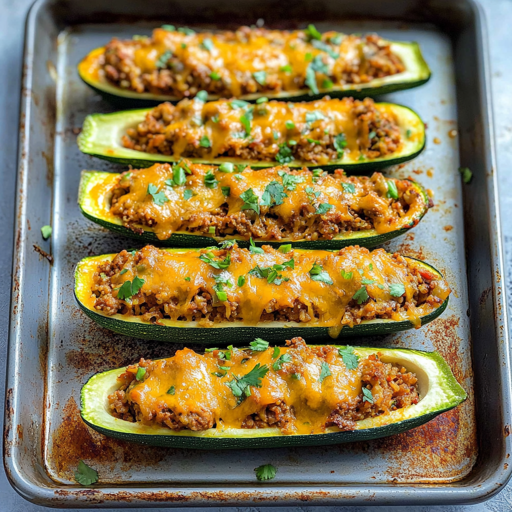 Mexican Zucchini Boats