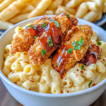 Honey Pepper Chicken Mac and Cheese