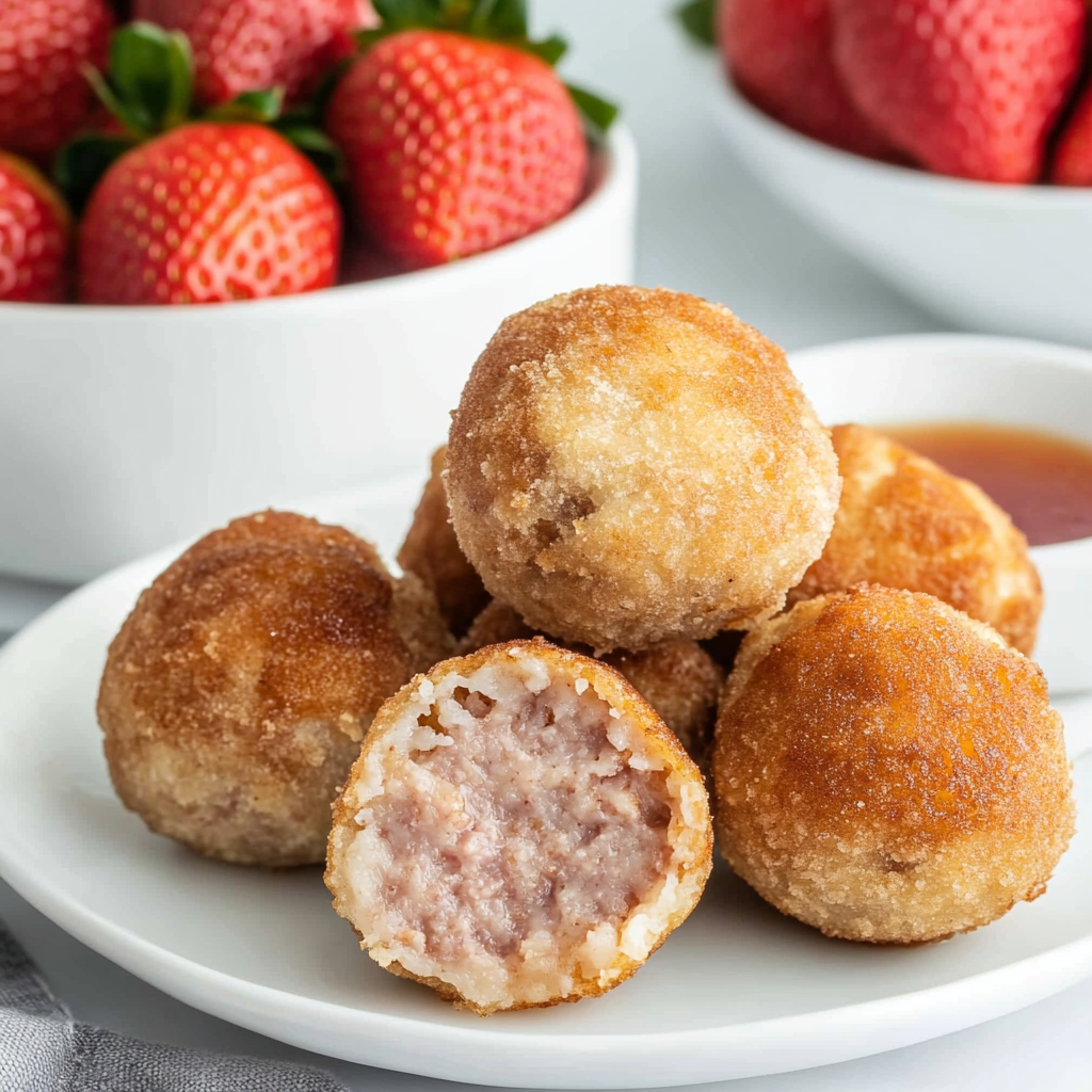 Sausage pancake bites