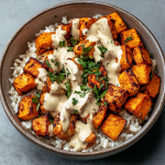 Chicken and Sweet Potato Rice Bowl