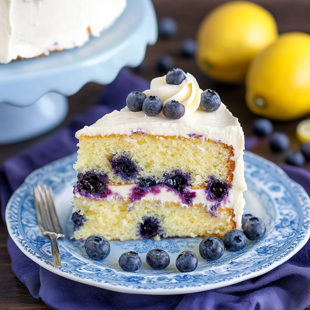 Lemon Blueberry Cake