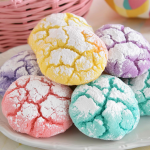 Springtime Crinkle Cookies