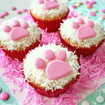 Bunny Print Easter Cupcakes