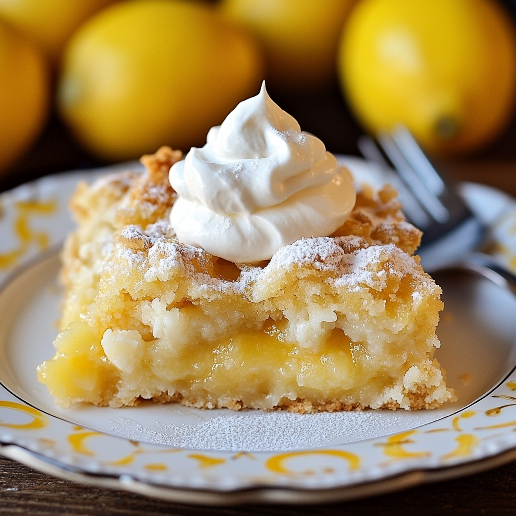 Magic Lemon Cobbler