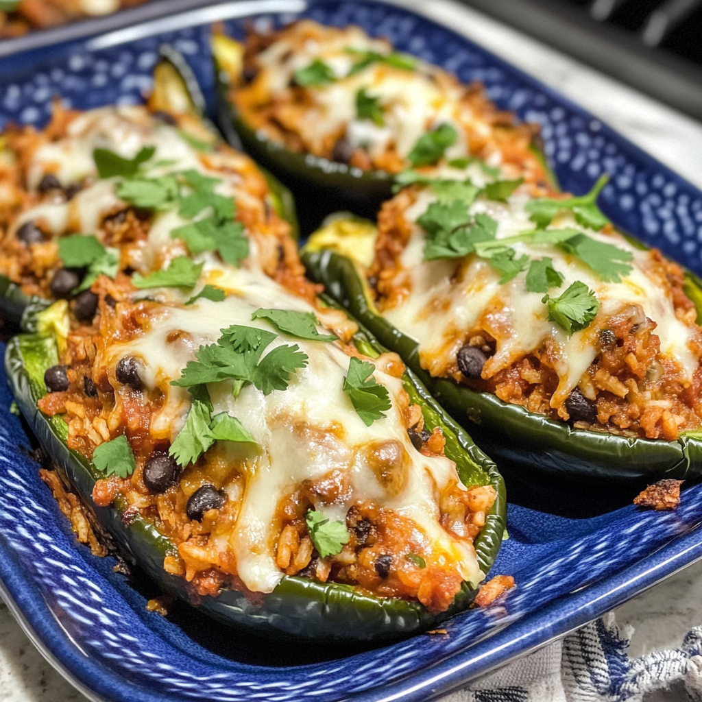 Stuffed Poblano Peppers