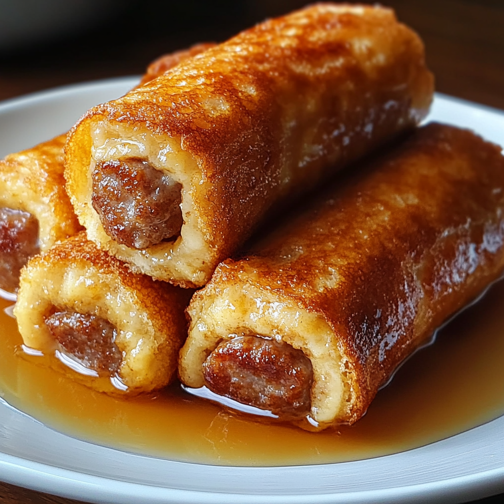 Sausage French Toast Roll-Ups Recipe