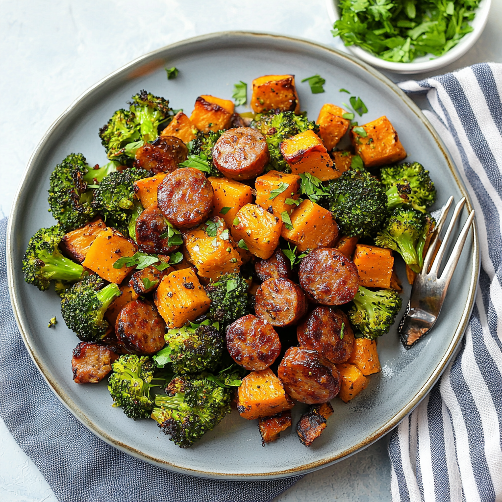 Sausage and Sweet Potatoes