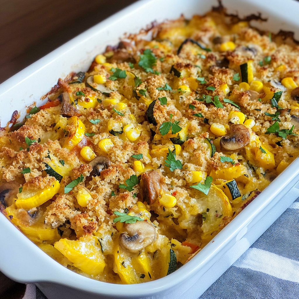 Tex-Mex Yellow Squash Casserole