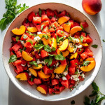 Peach Watermelon Salad Recipe