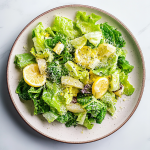 5-Minute Lemon Parmesan Lettuce Salad
