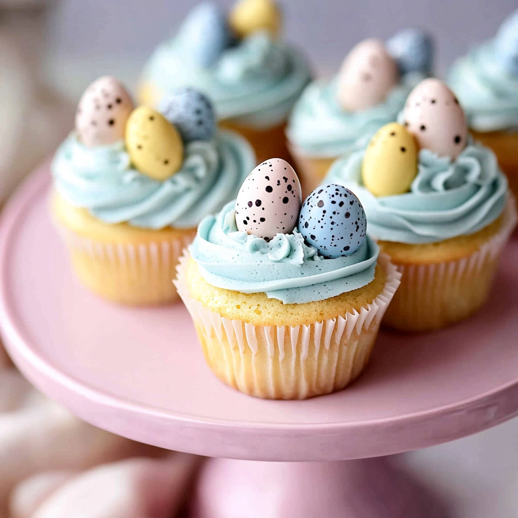 Robin's Egg Easter Cupcakes