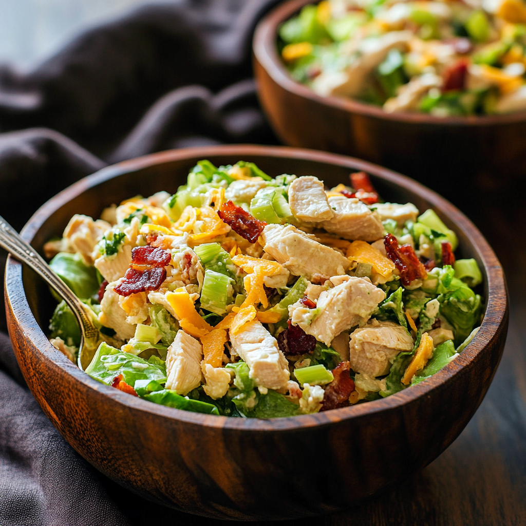 Keto Avocado Bacon Chicken Salad