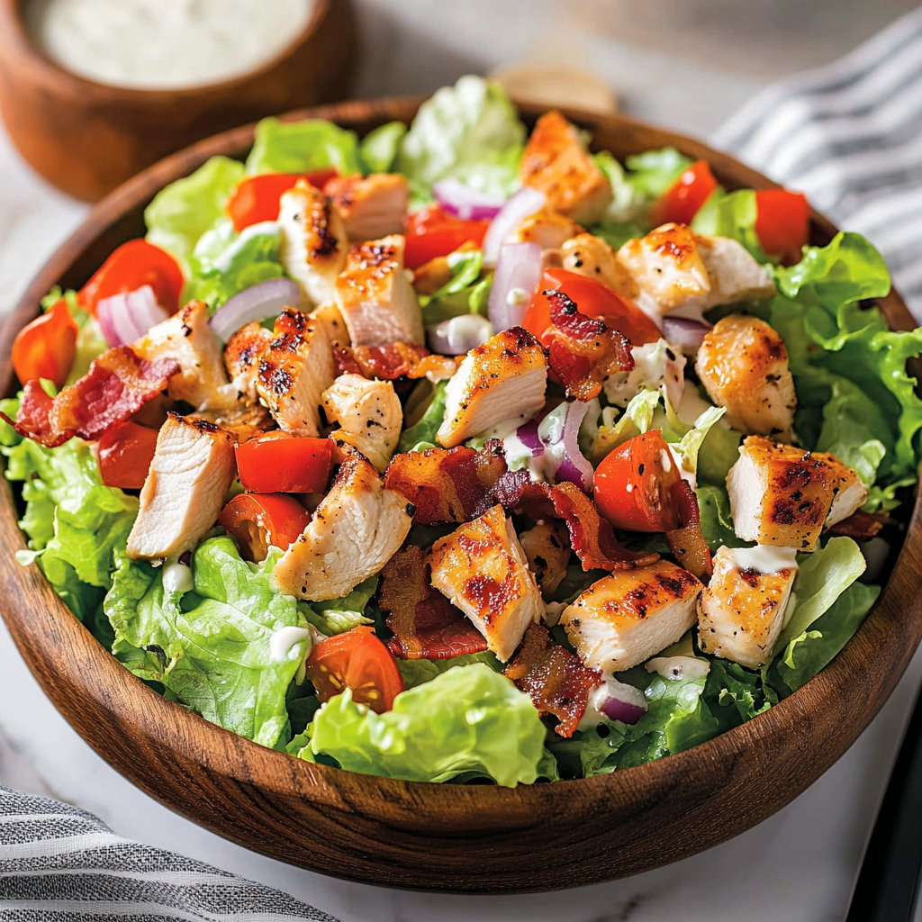 Chopped Chicken BLT Salad