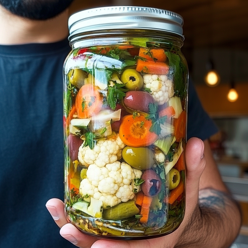 Refrigerator Pickled Vegetables