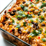 Easy Chicken Burrito Casserole