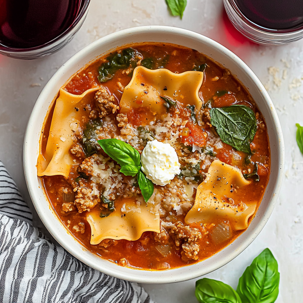Lasagna Soup
