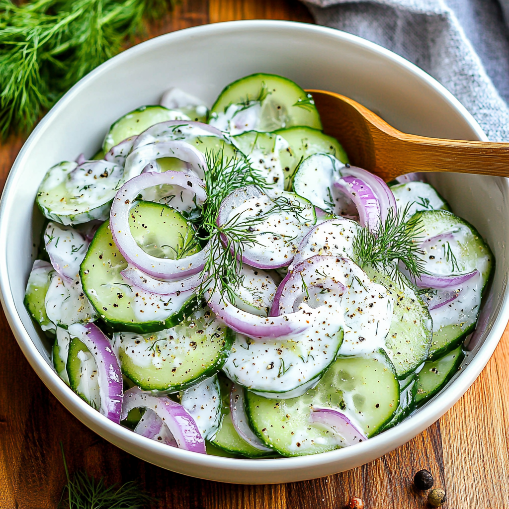 Creamy Cucumber Salad