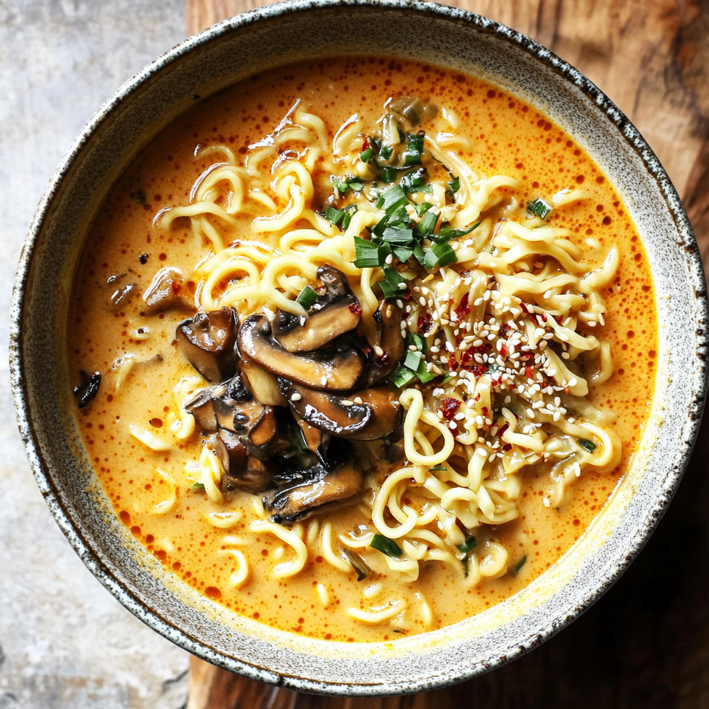 Spicy Coconut Curry Ramen