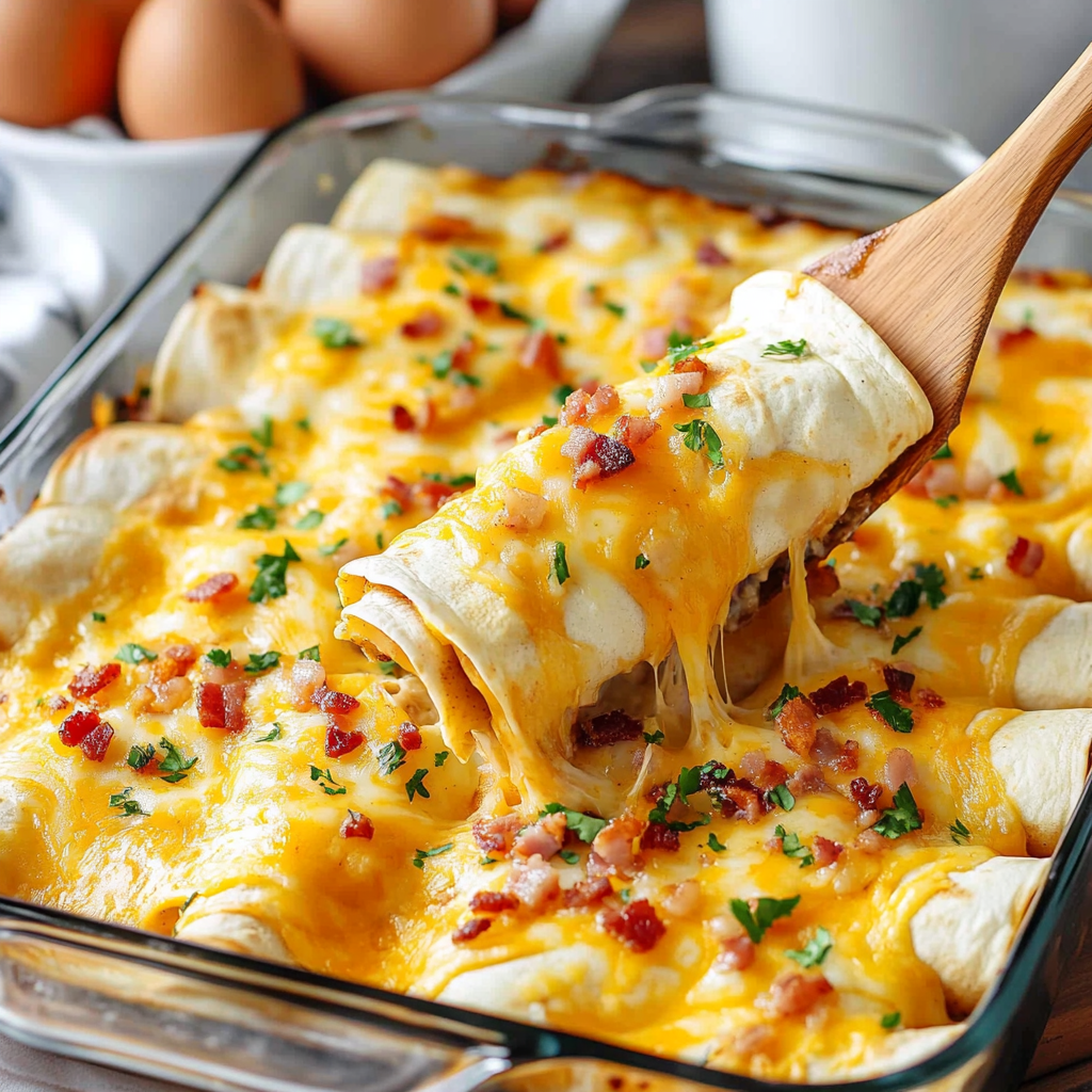 Breakfast Enchiladas.