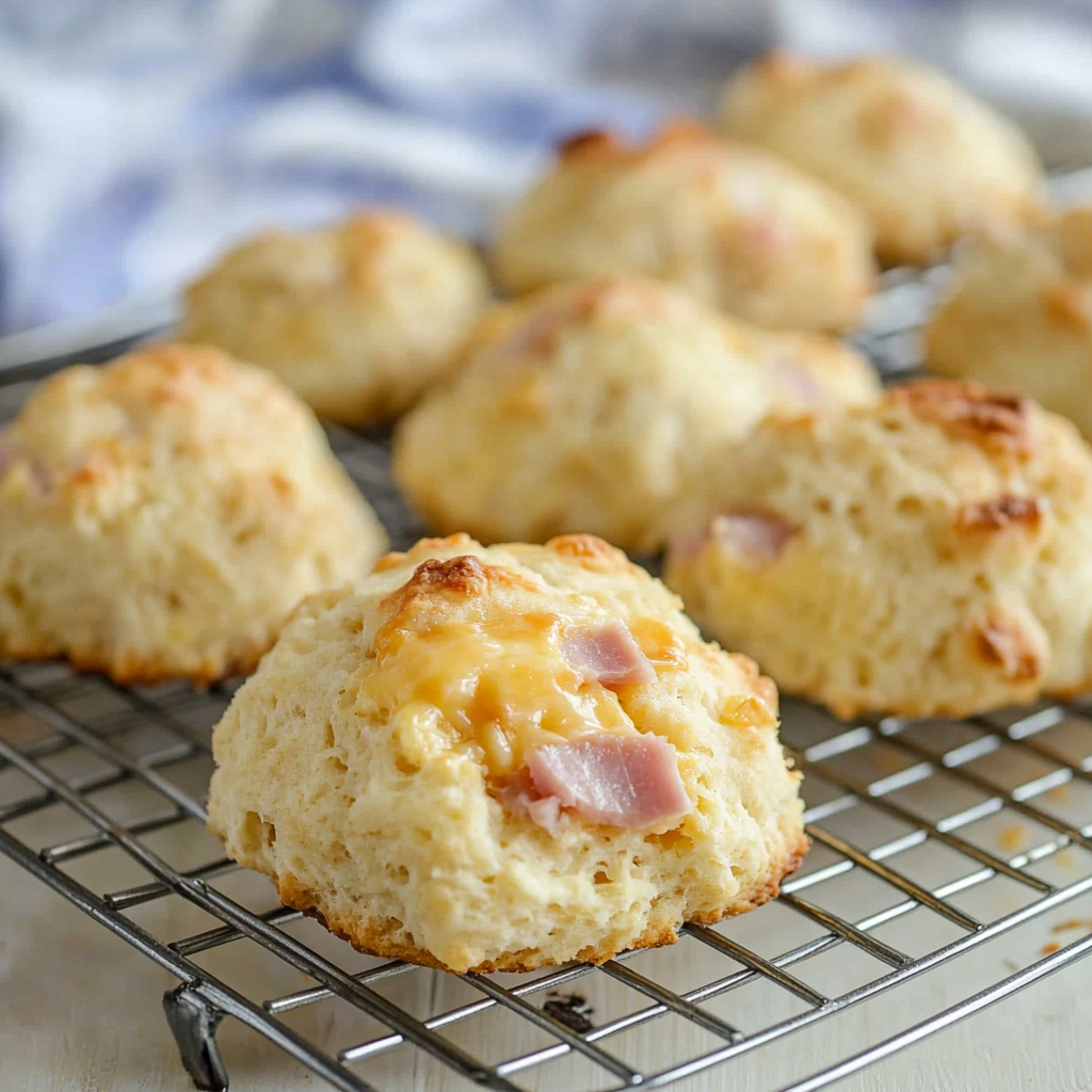 Ham and Cheese Biscuits