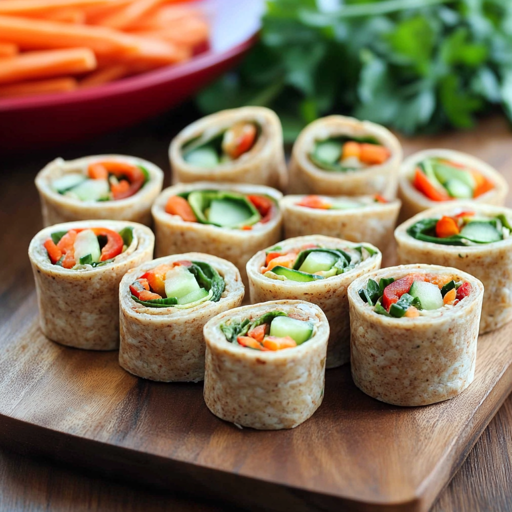 Veggie Tortilla Rollups