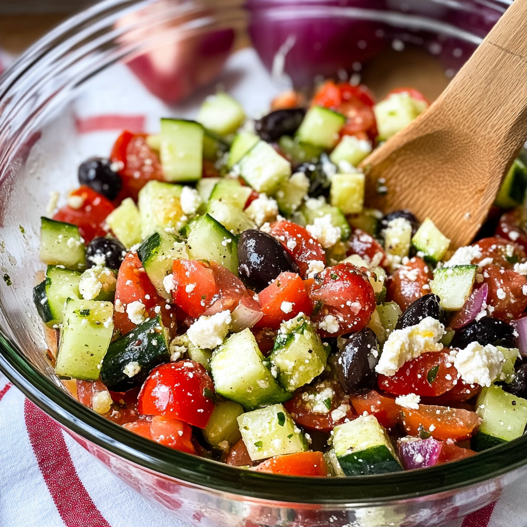 Mediterranean Cucumber Salad