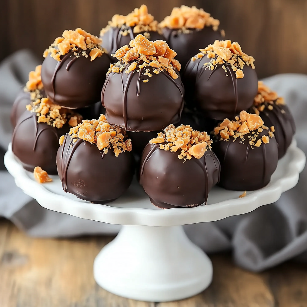 Easy Butterfinger Balls