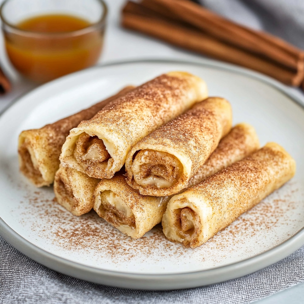 Crispy Keto Cinnamon Cream Cheese Roll Ups