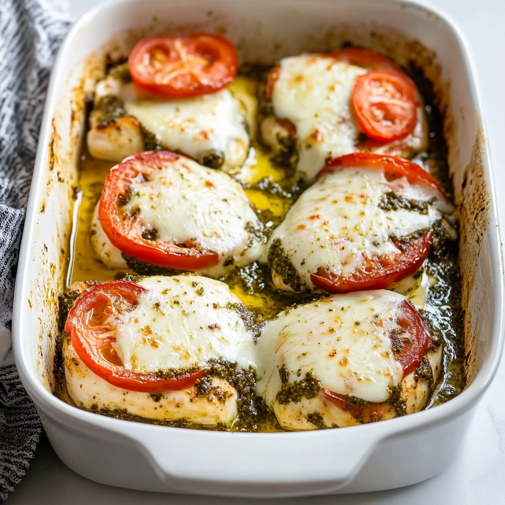 Pesto Chicken Bake