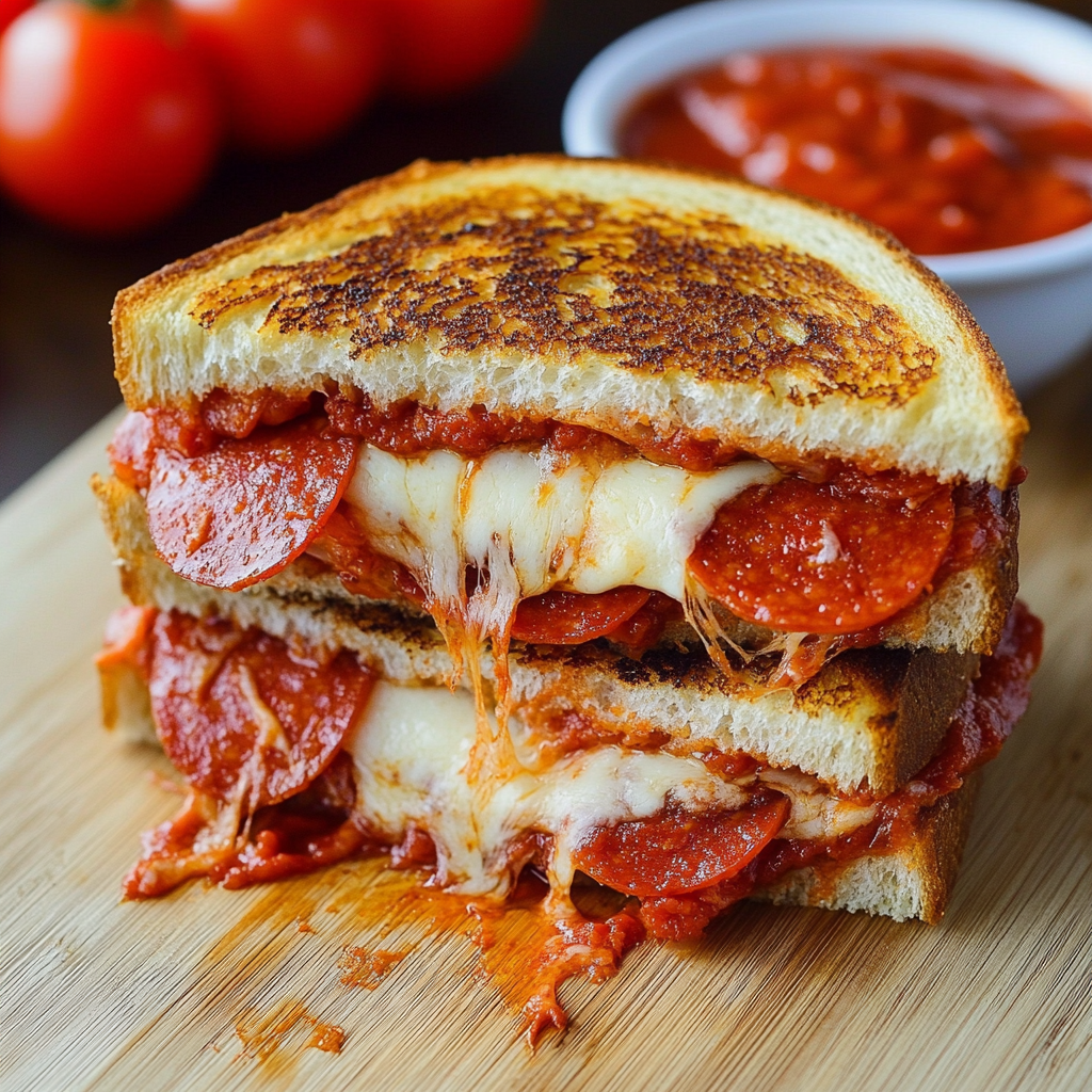 Pepperoni Pizza Grilled Cheese