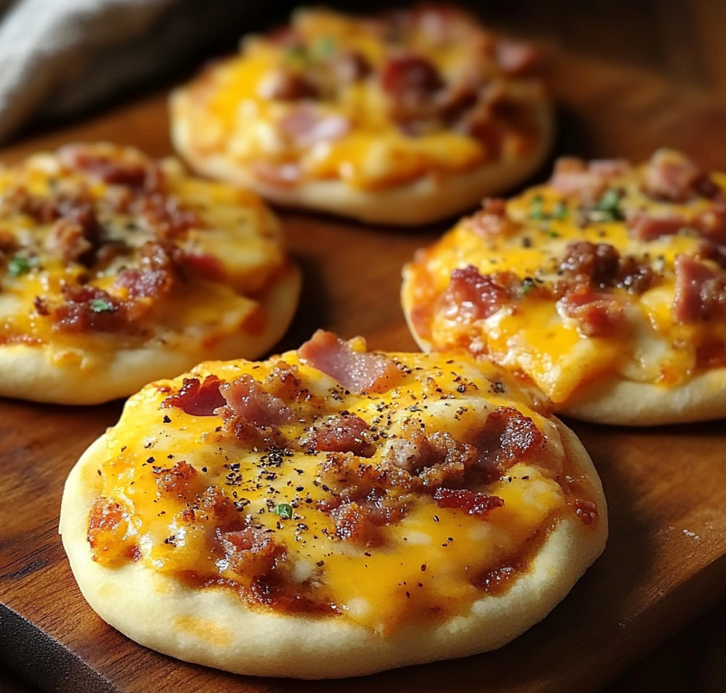 English Muffin Breakfast Pizza