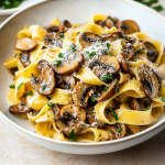 Garlic Mushroom Pasta