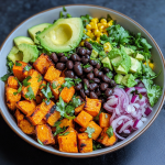 Sweet Potato & Black Bean Tex-Mex Salad