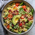 Avocado BLT Pasta Salad