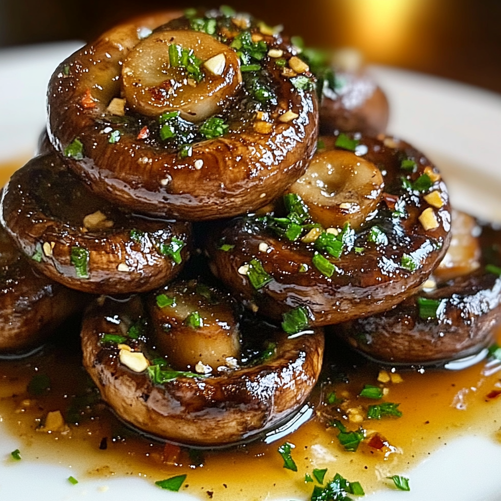 Steakhouse Garlic Butter Mushrooms