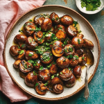 Honey and Garlic Roasted Mushrooms Recipe
