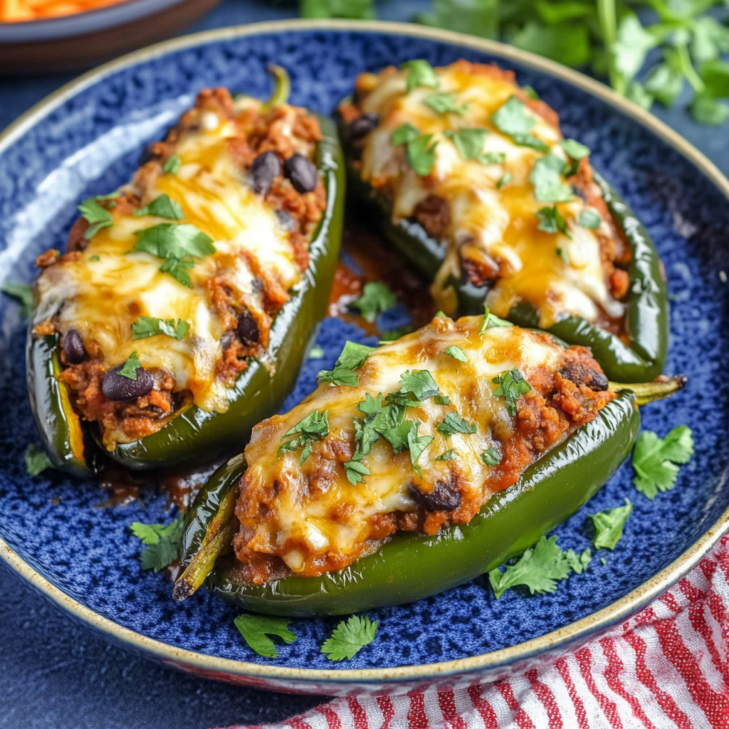Stuffed Poblano Peppers