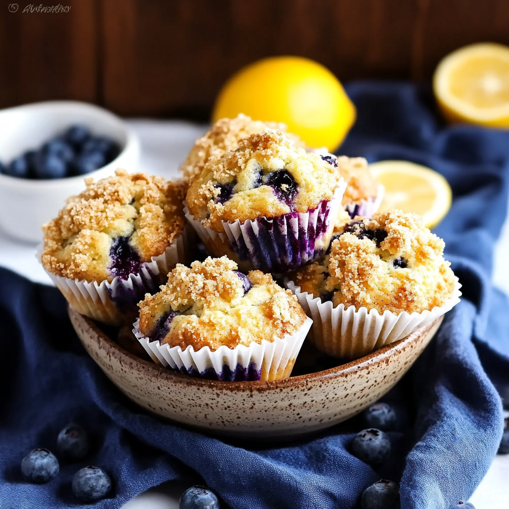 Blueberry Streusel Muffins