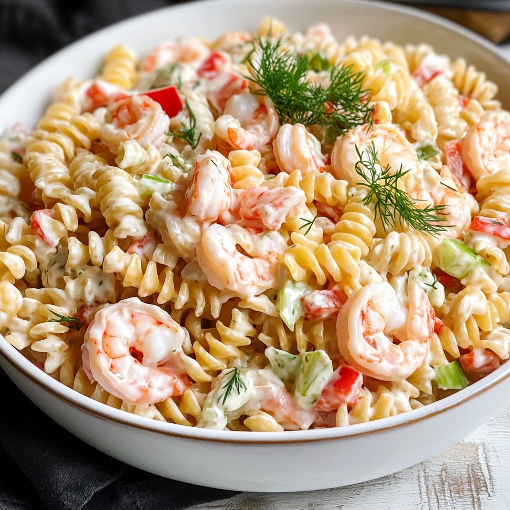 Dill Shrimp Pasta Salad