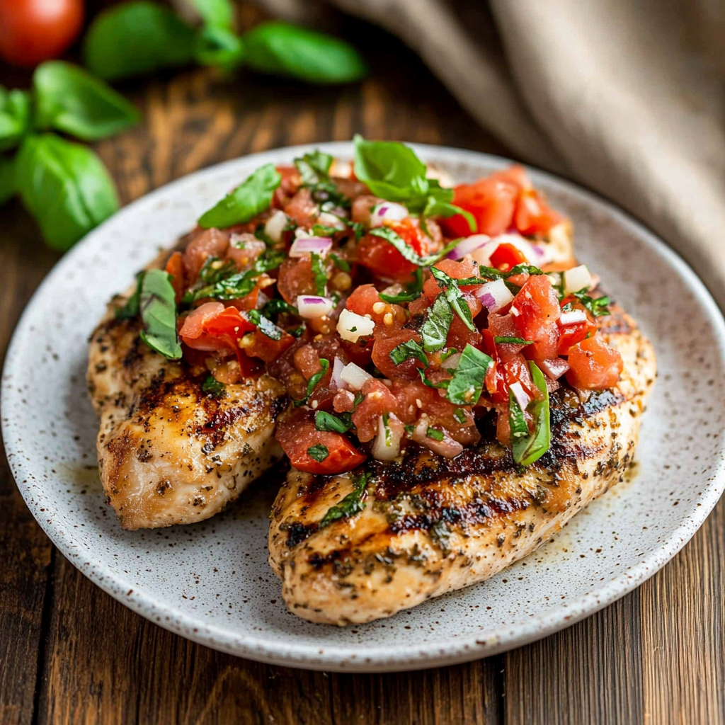 Grilled Bruschetta Chicken