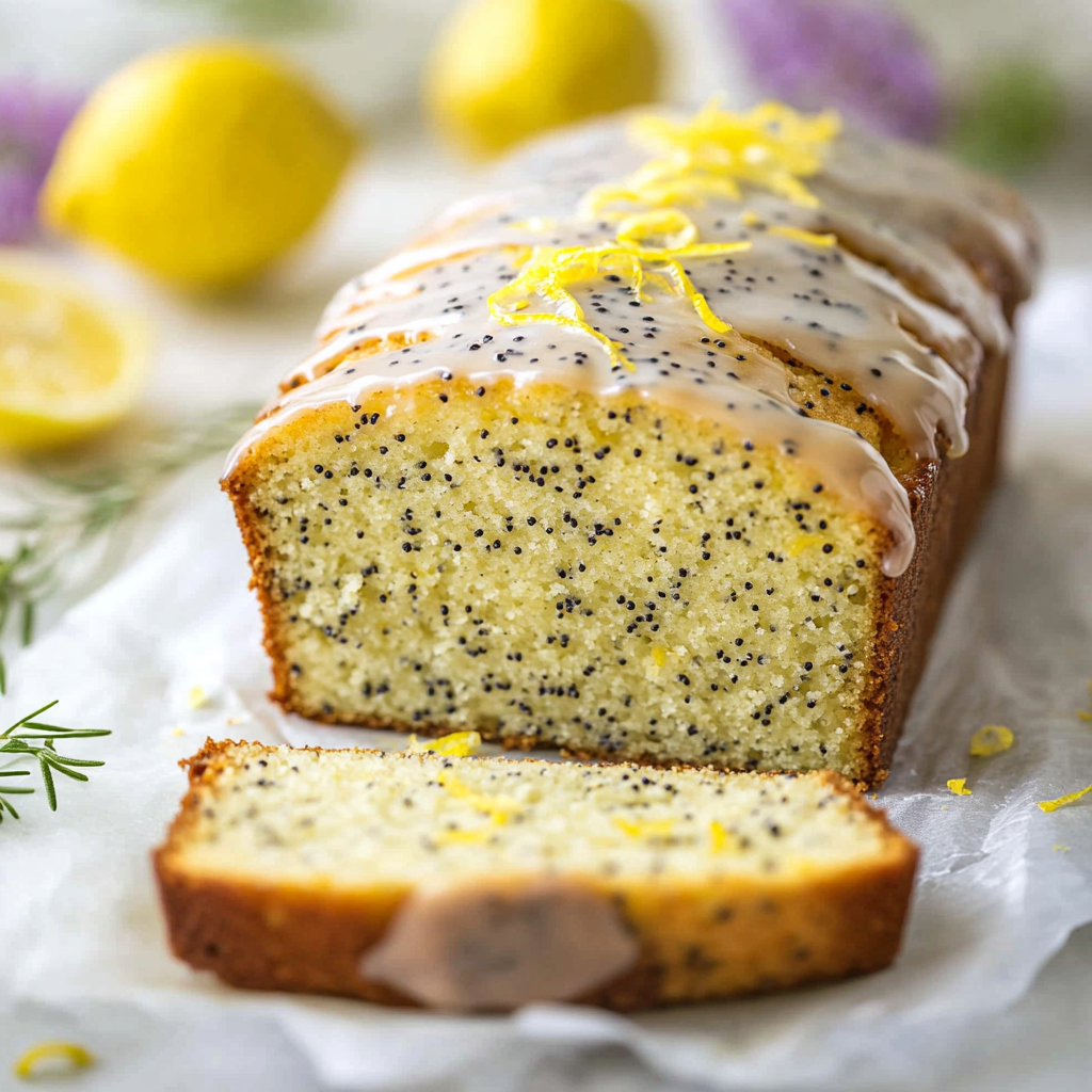 Lemon Poppy Seed Pound Cake
