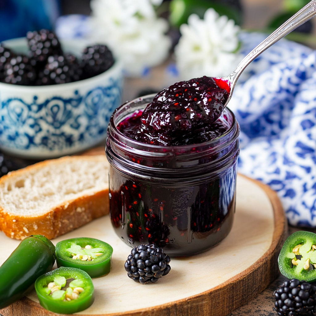 Blackberry Jalapeno Jam