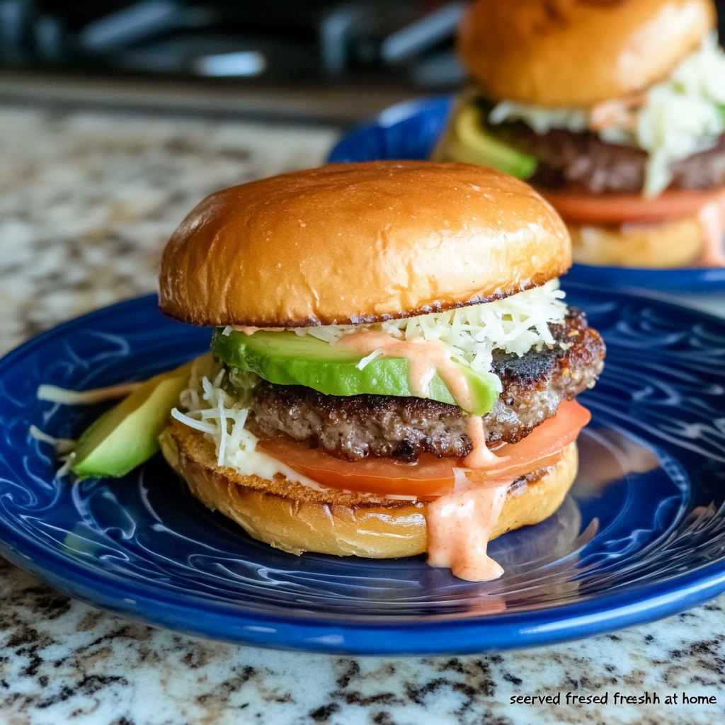 Roasted Summer Italian Burger