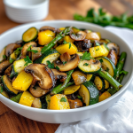 Flavorful Asparagus with Zucchini and Squash