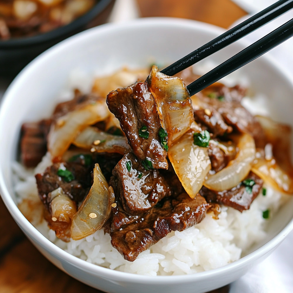 Beef Onion Stir Fry