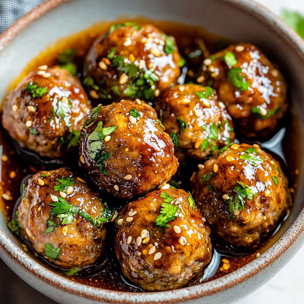 Keto Garlic Butter Meatballs