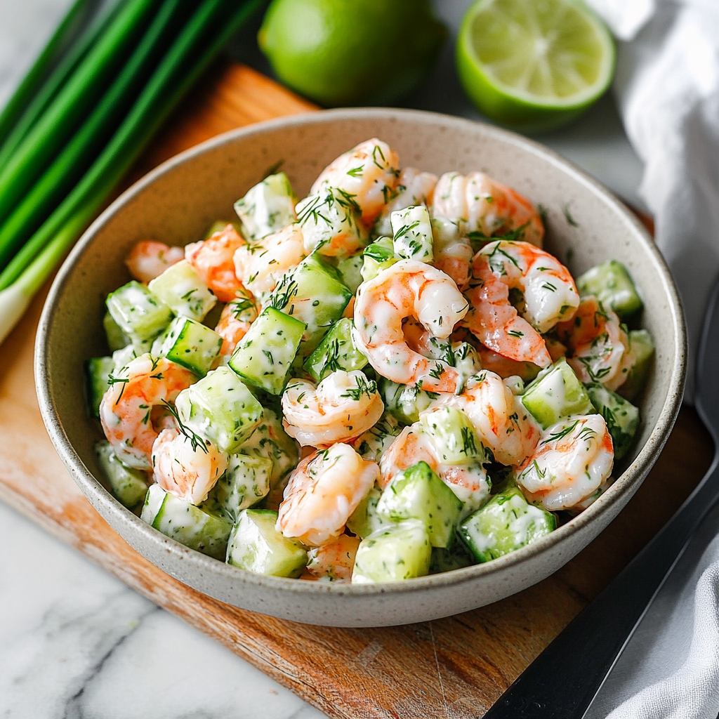 Cucumber Shrimp Salad