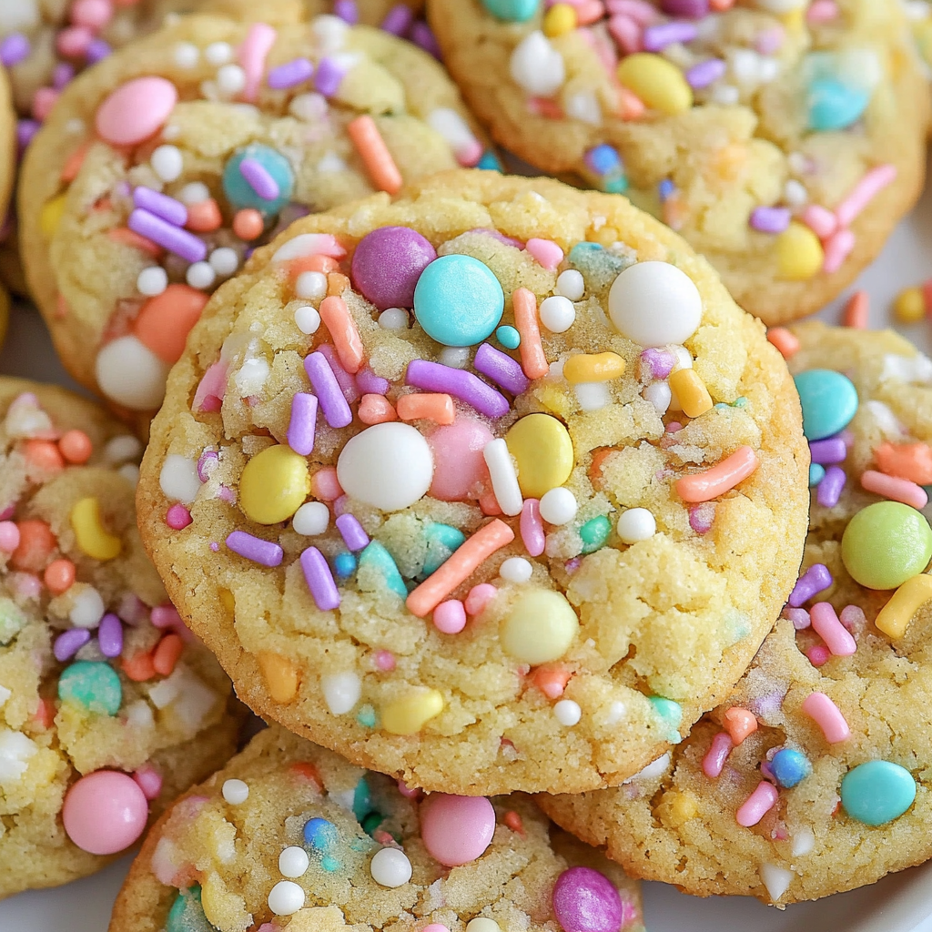 Soft and Chewy Easter Cookies.