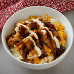 High Protein BBQ Chicken Ranch Bowl