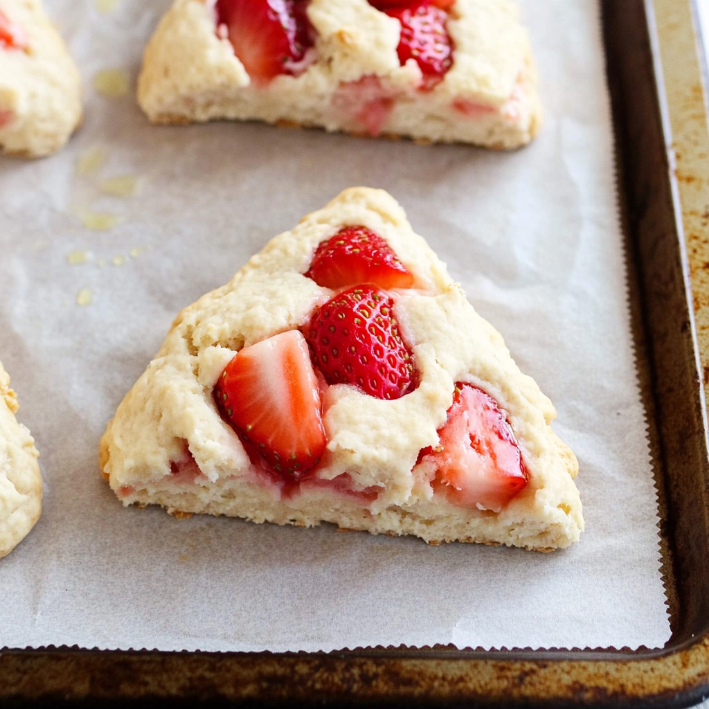 Strawberries and Cream Scones